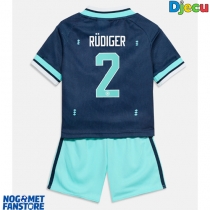 Njemačka Antonio Rudiger #2 Gostujuci Dres za djecu SP 2026 Kratak Rukav (+ Kratke hlače)